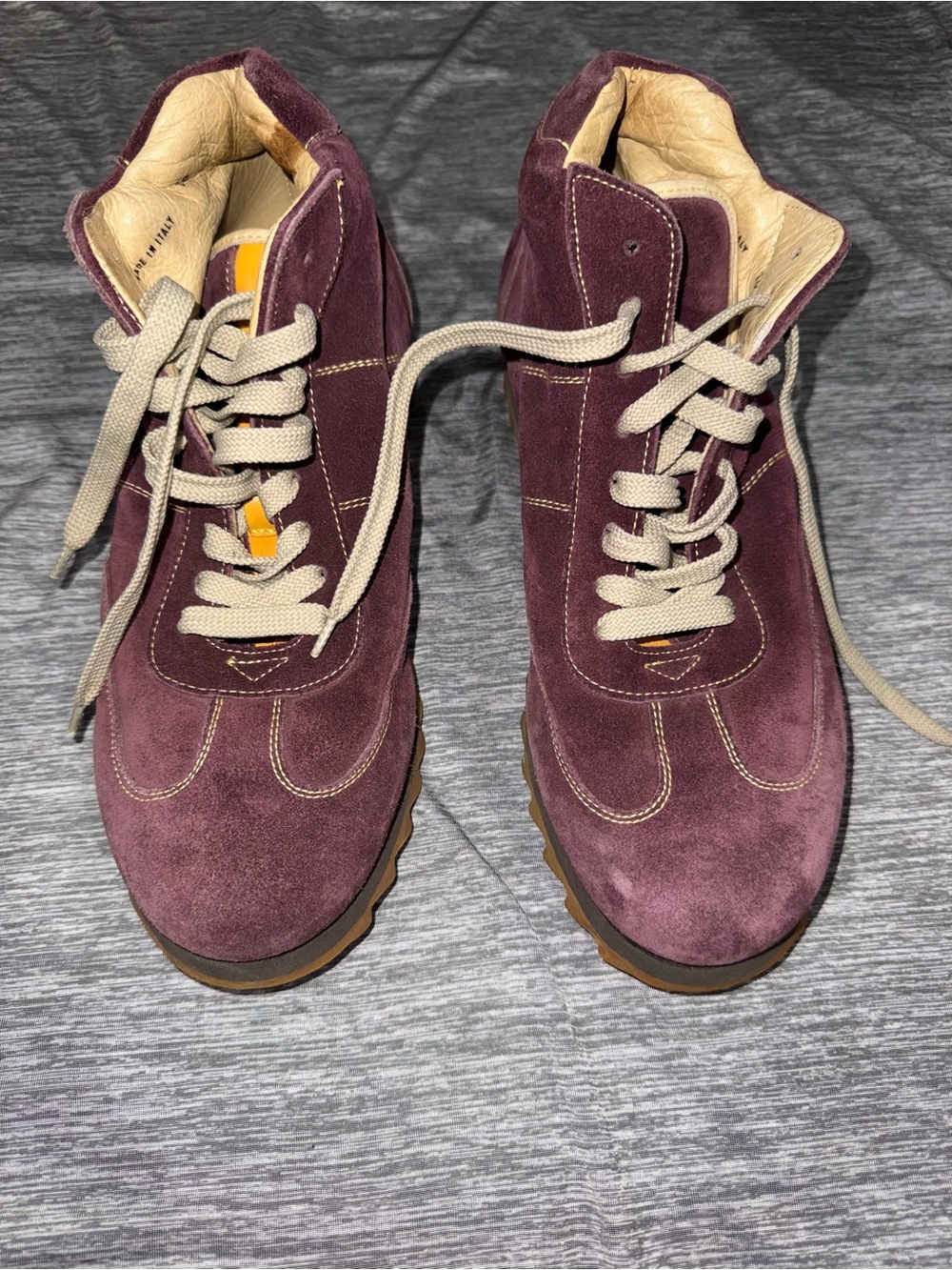 Dooney & Bourke Purple Suede Ankle Boots